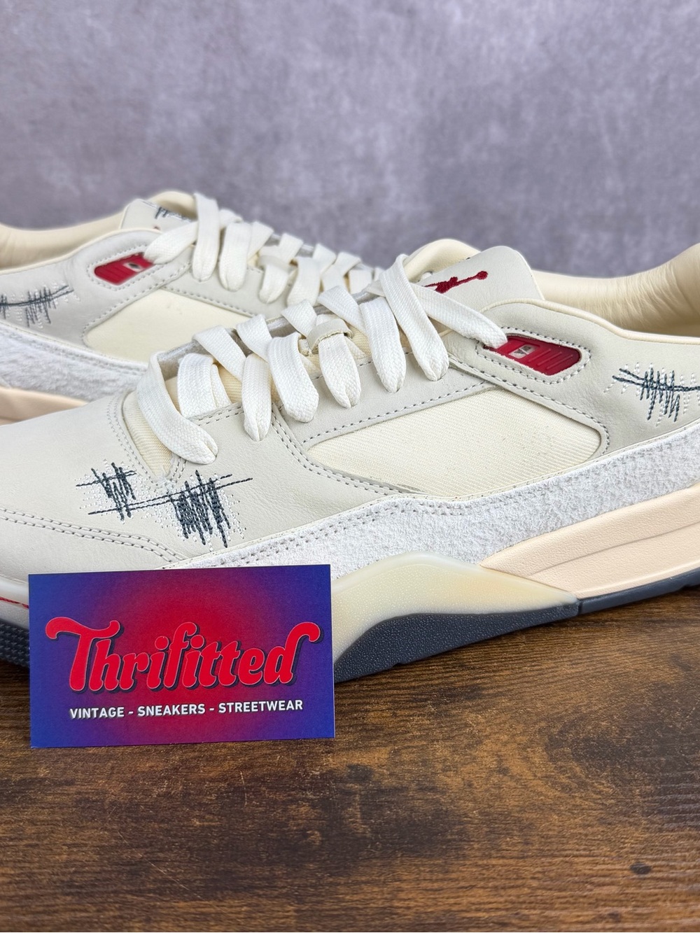 NEW Air Jordan Flight Court x Who Decides War Coconut Milk Size 15.5W HQ2958-100